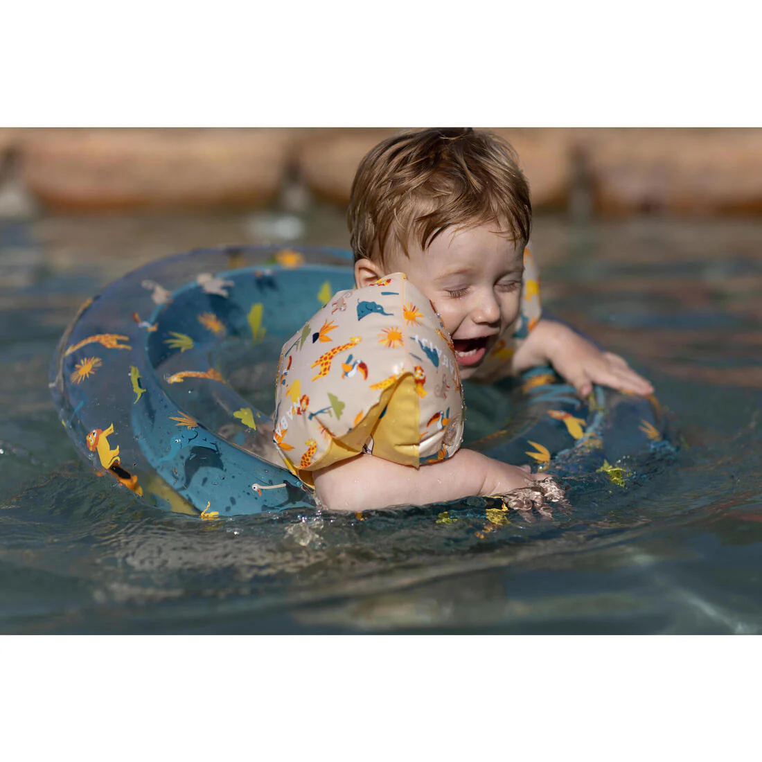 Flotador Piscina Hinchable Transparente Estampado Sabana 65 cm - Image 24