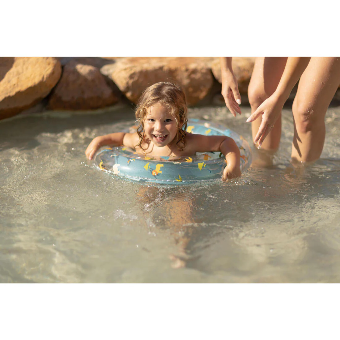 Flotador Piscina Hinchable Transparente Estampado Sabana 65 cm - Image 32