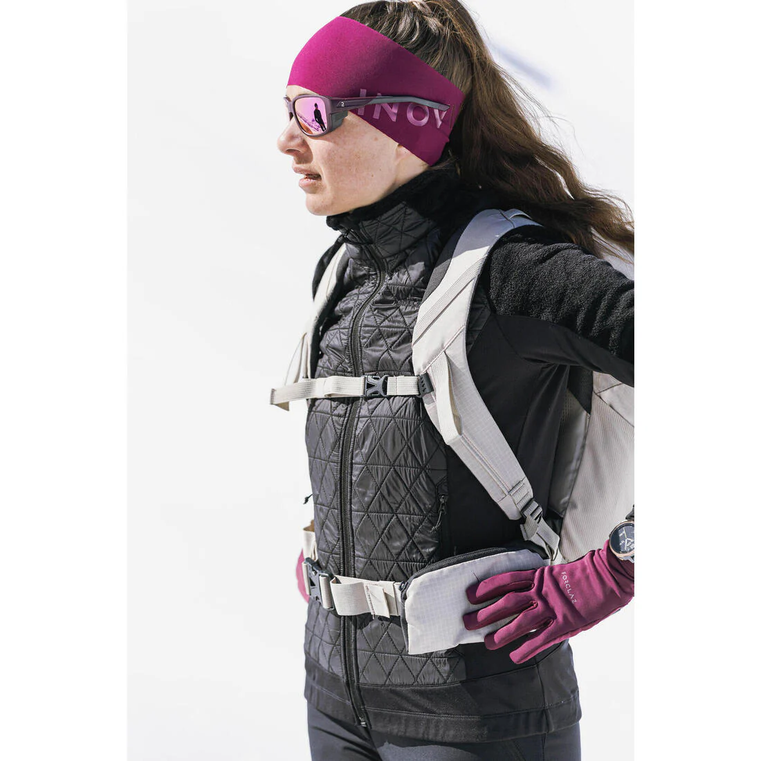 Forro polar de montaña y nieve cálido Mujer Quechua MH900 Mountain - Image 7