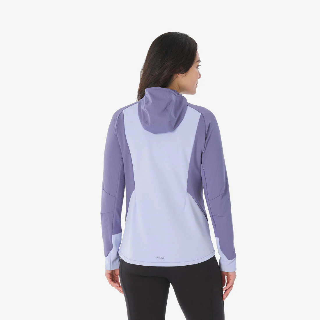 Forro polar de montaña y trekking con capucha Mujer Quechua MH500 Light - Image 2
