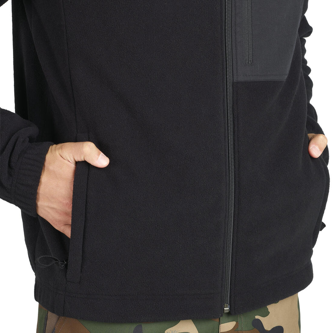 Forro Polar Solognac 500 Hombre Térmico Camuflaje verde militar - Image 11