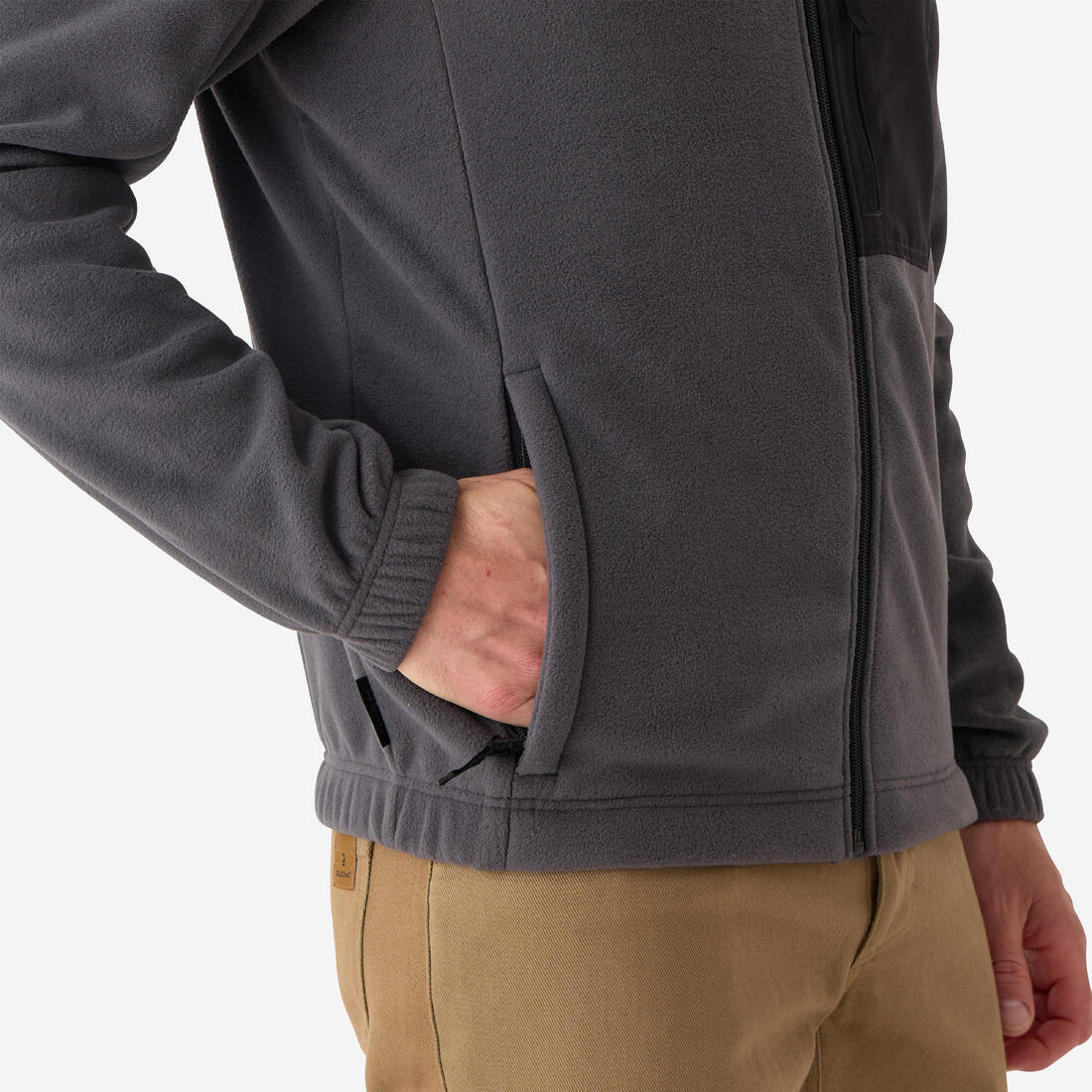 Forro Polar Solognac 500 Hombre Térmico Camuflaje verde militar - Image 12