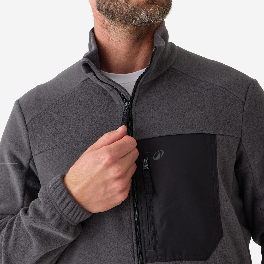 Forro Polar Solognac 500 Hombre Térmico Camuflaje verde militar - Image 19