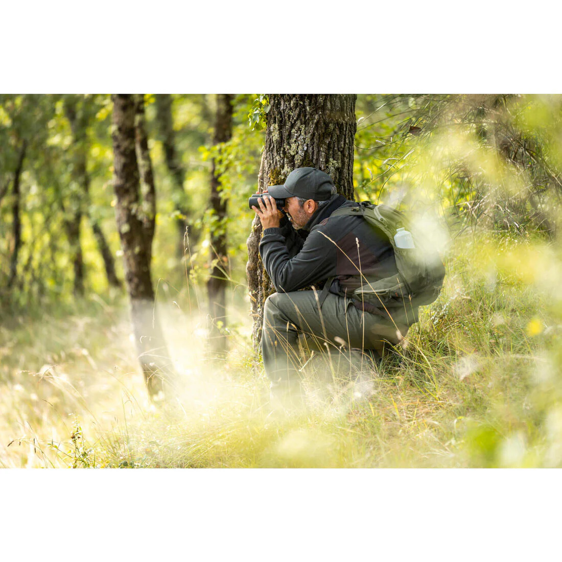 Forro Polar Solognac 500 Hombre Térmico Camuflaje verde militar - Image 23