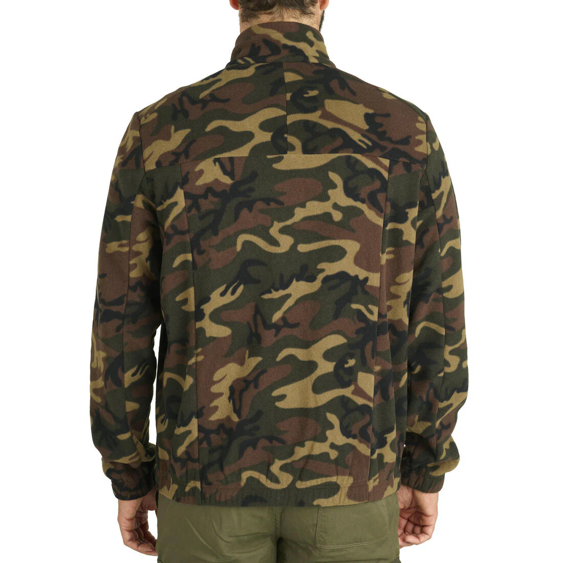 Forro Polar Solognac 500 Hombre Térmico Camuflaje verde militar - Image 4