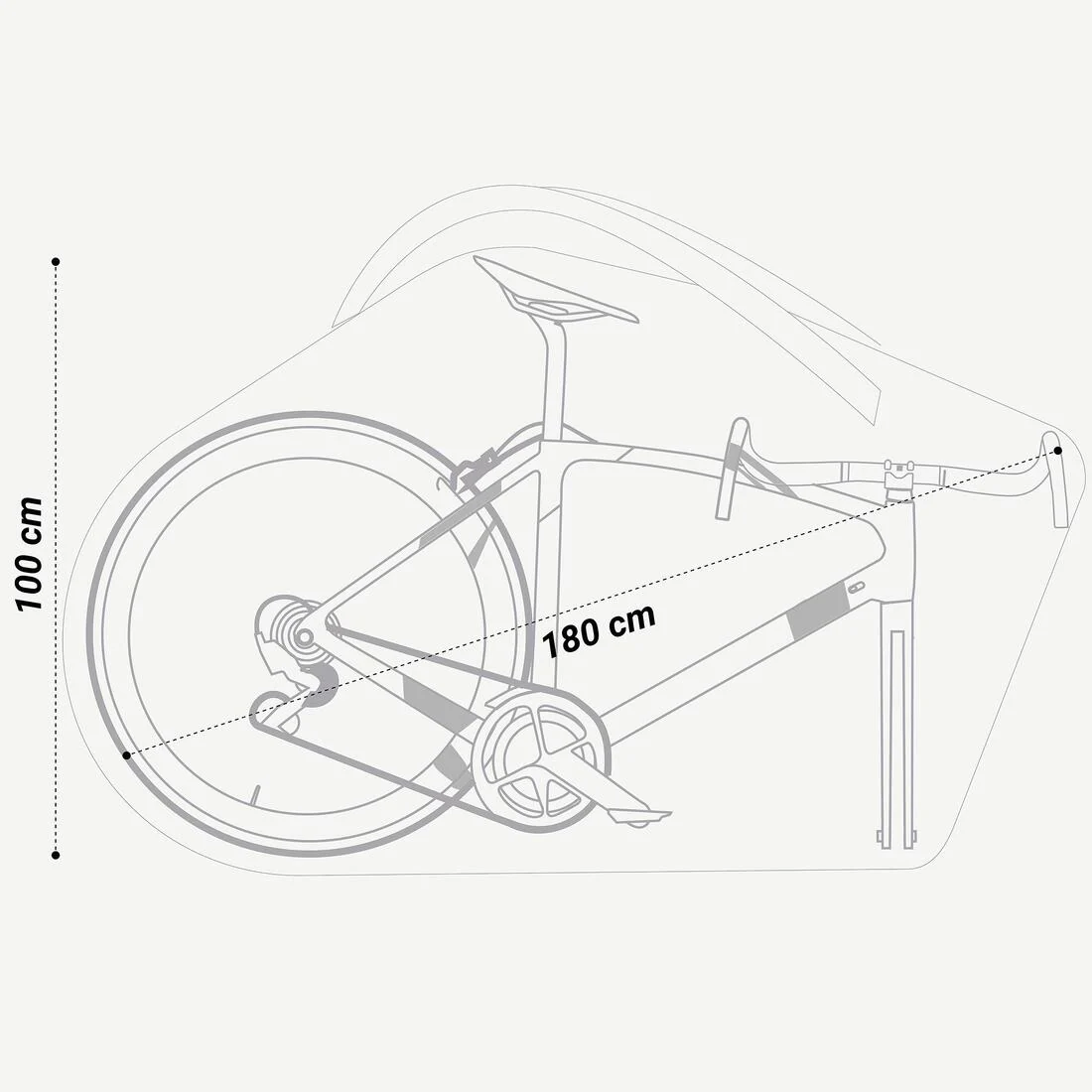 Funda Bicicleta Bikepacking Compacta Ligera - Image 3
