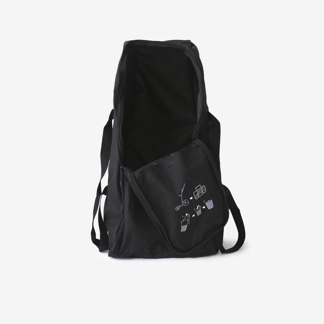 FUNDA DE CARRITO GOLF CON CREMALLERA NEGRA - INESIS - Image 5