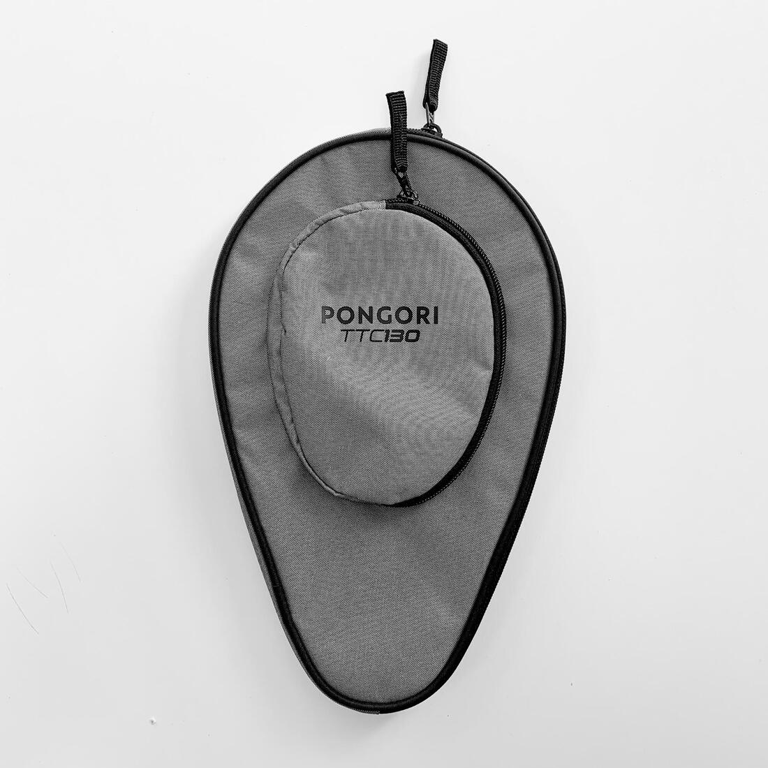 FUNDA DE PALA DE PING PONG TTC 130 GRIS