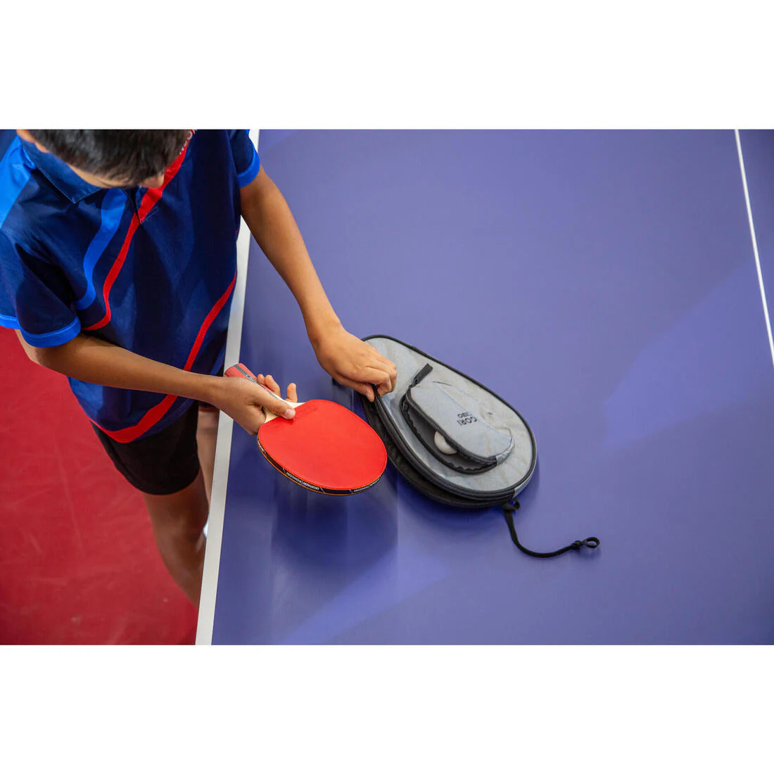 FUNDA DE PALA DE PING PONG TTC 130 GRIS - Image 11
