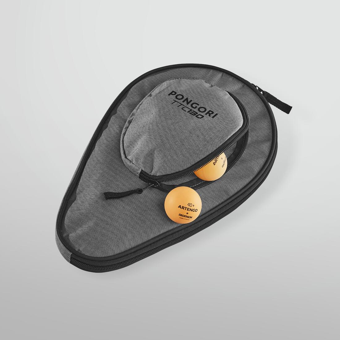 FUNDA DE PALA DE PING PONG TTC 130 GRIS - Image 2