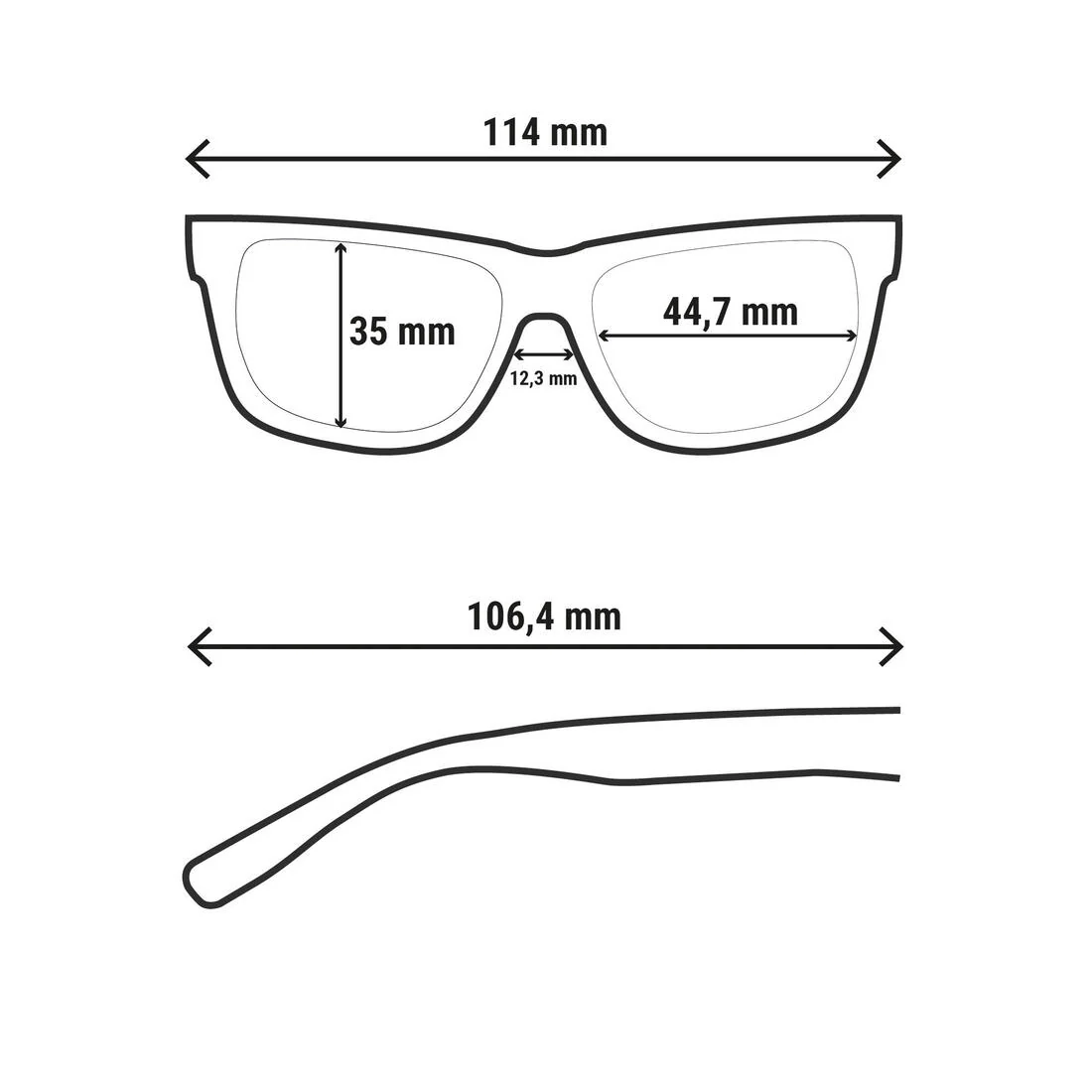 Gafas de sol Bebé cuadradas y flexibles categoría 3 MH B140 rosa - Image 7