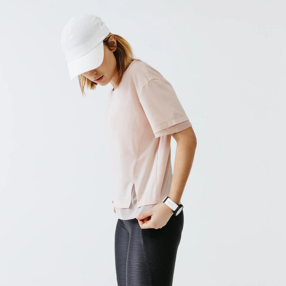 Gorra de running Hombre Mujer - KIPRUN Ajustable blanco - Image 6