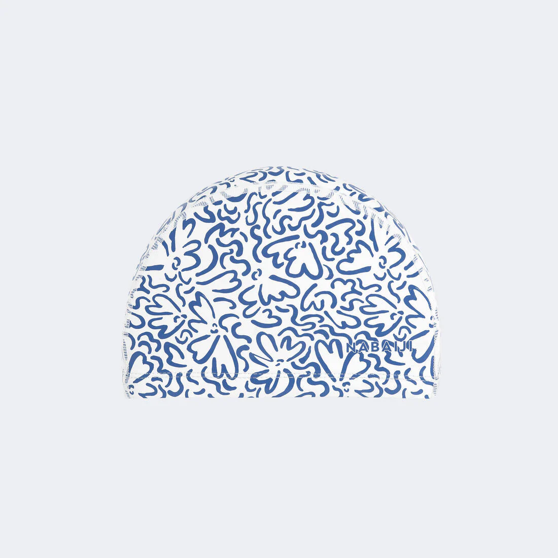Gorro Natación niños adulto tela revestido  silicona blanco estampado Talla M - Image 8