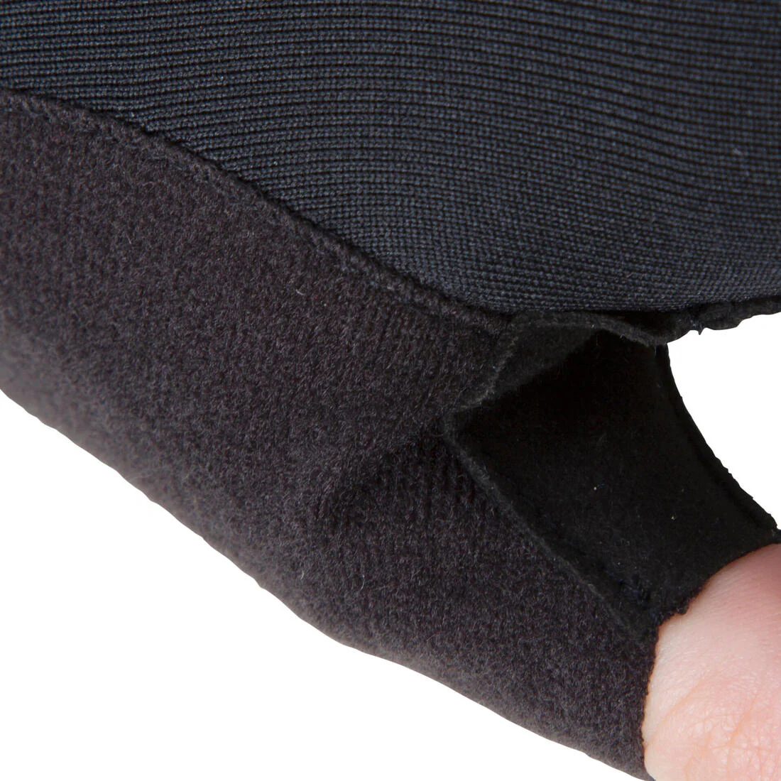 Guantes ciclismo niños Btwin 300 negros 8-12 años - Image 2