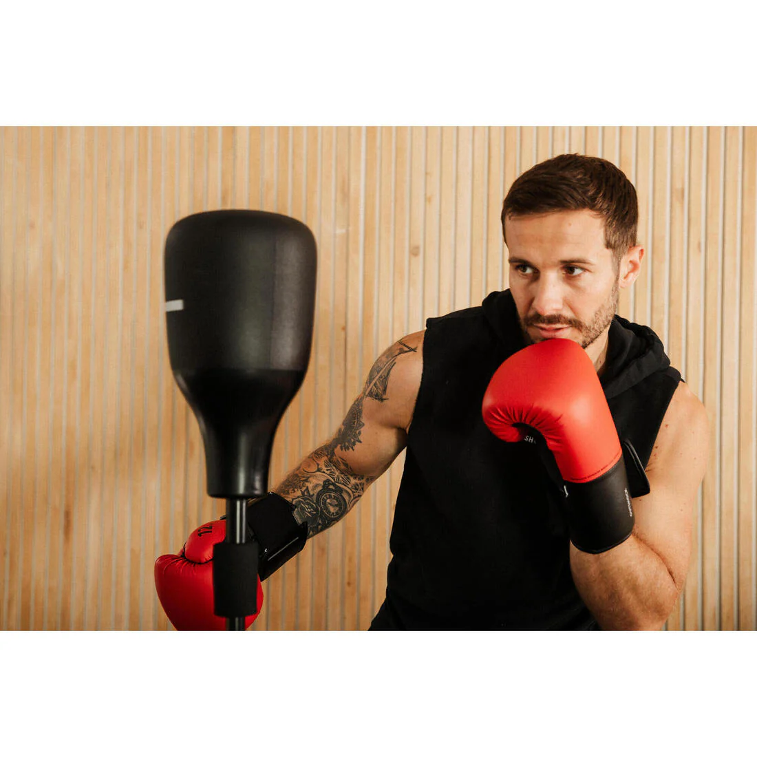 Guantes de boxeo Outshock 100 rojo - Image 12