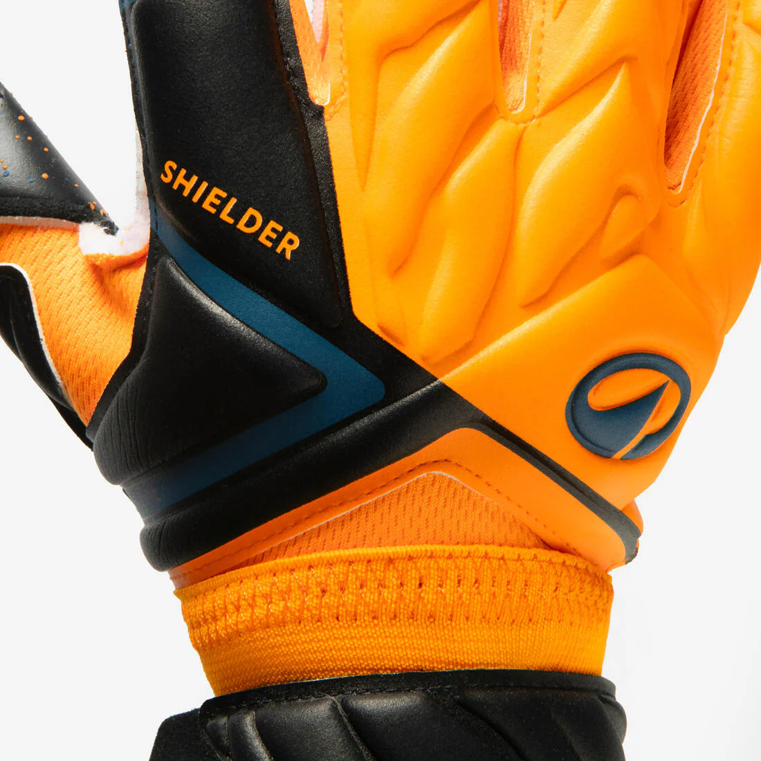 GUANTES DE PORTERO DE FÚTBOL NIÑO VRLT 500 CON PROTECCIÓN EN LOS DEDOS - Image 4