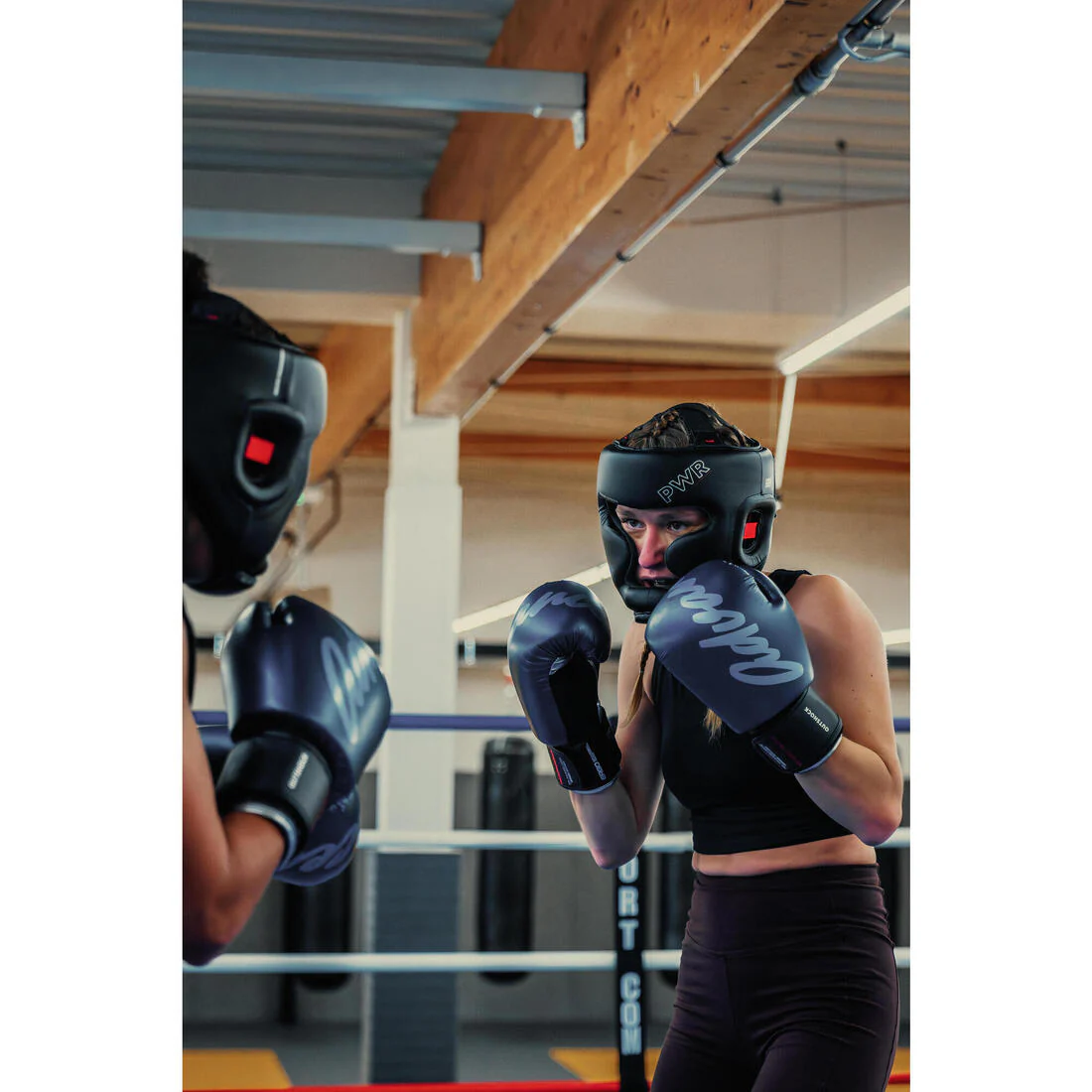 Guantes Kick-Boxing/Muay-Thai Adultos Azul - Image 10