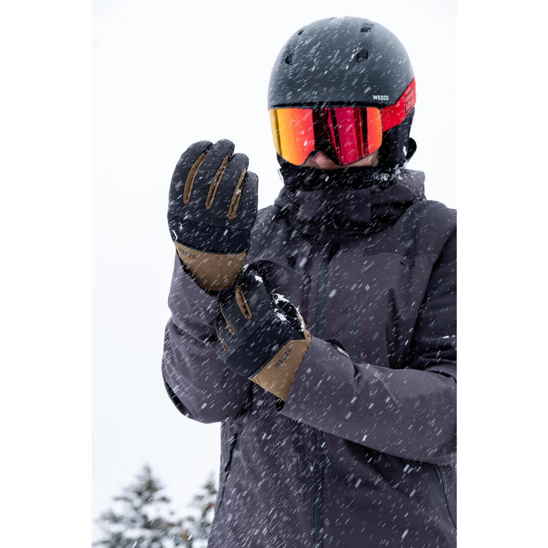 Guantes térmicos de esquí y nieve impermeables Adulto Wedze 550 - Image 14