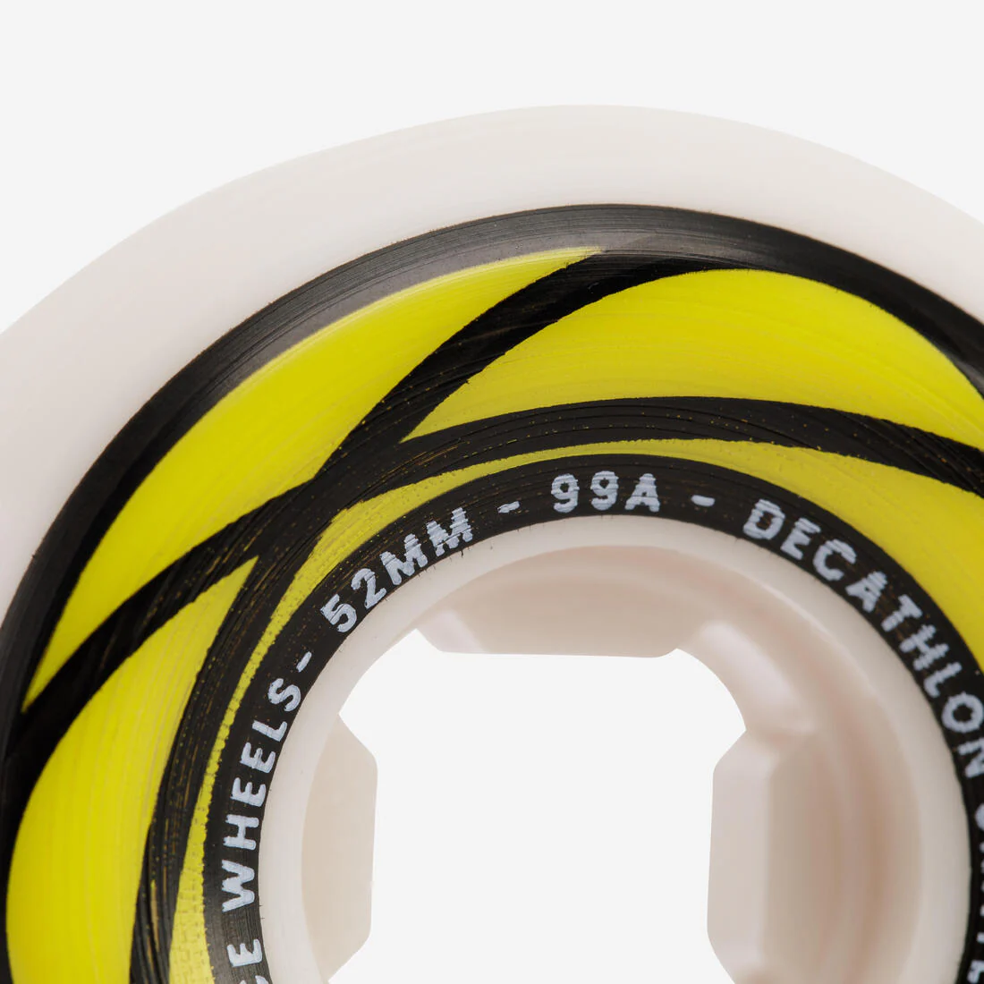 Juego de 4 ruedas de skateboard color marfil forma cónica tamaño 52 mm, 99A. - Image 13