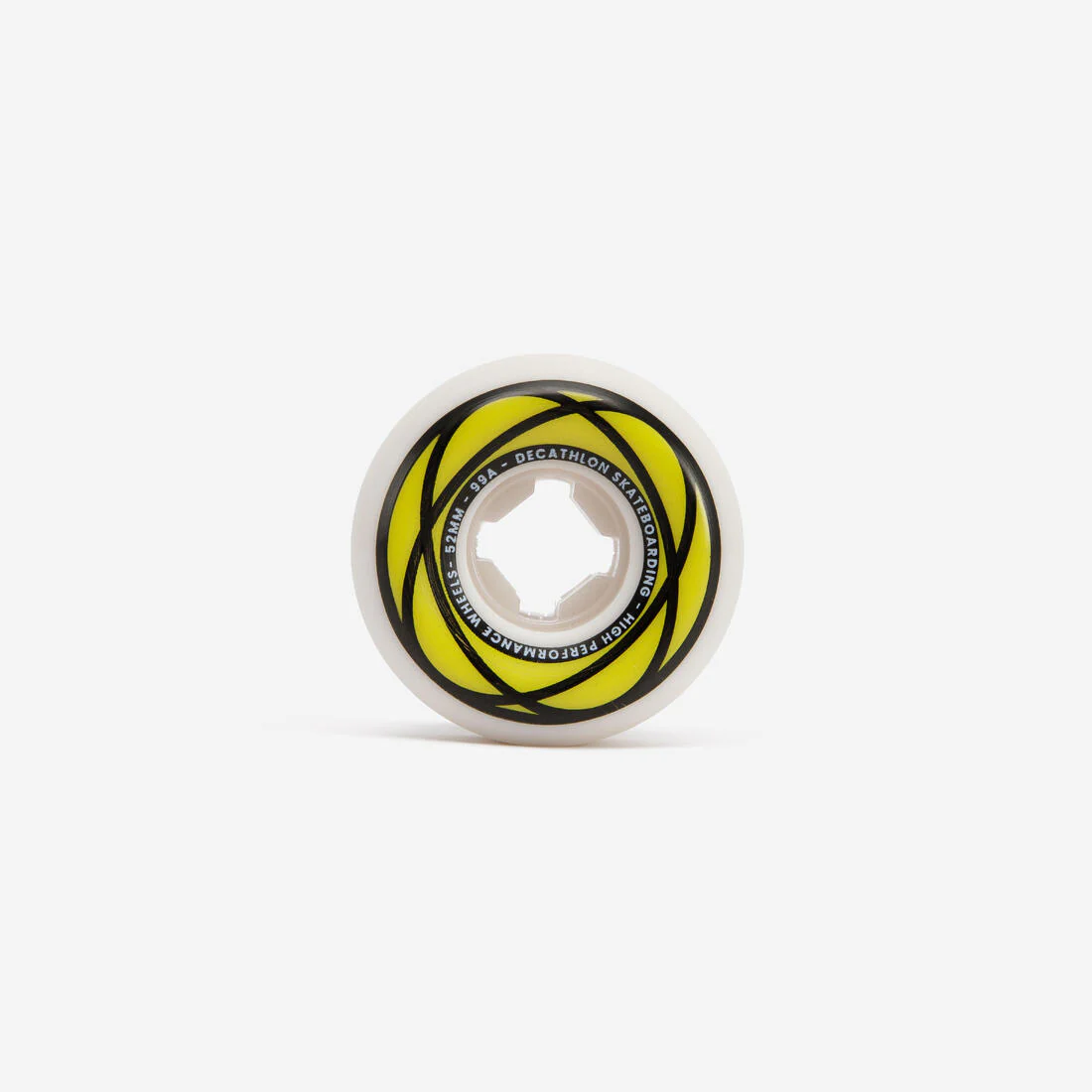 Juego de 4 ruedas de skateboard color marfil forma cónica tamaño 52 mm, 99A. - Image 4