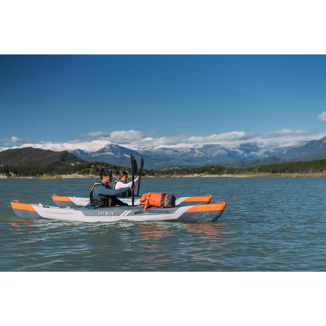 Kayak Hinchable Itiwit Drop Stitch alta presión Strenfit X500 1plaza Piragüismo. - Image 2