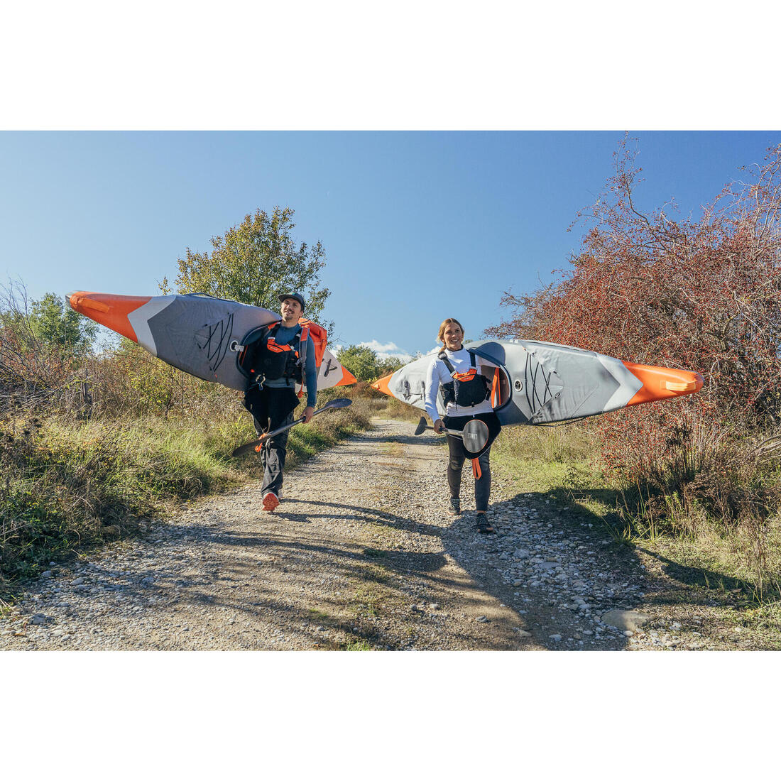 Kayak Hinchable Itiwit Drop Stitch alta presión Strenfit X500 1plaza Piragüismo. - Image 37
