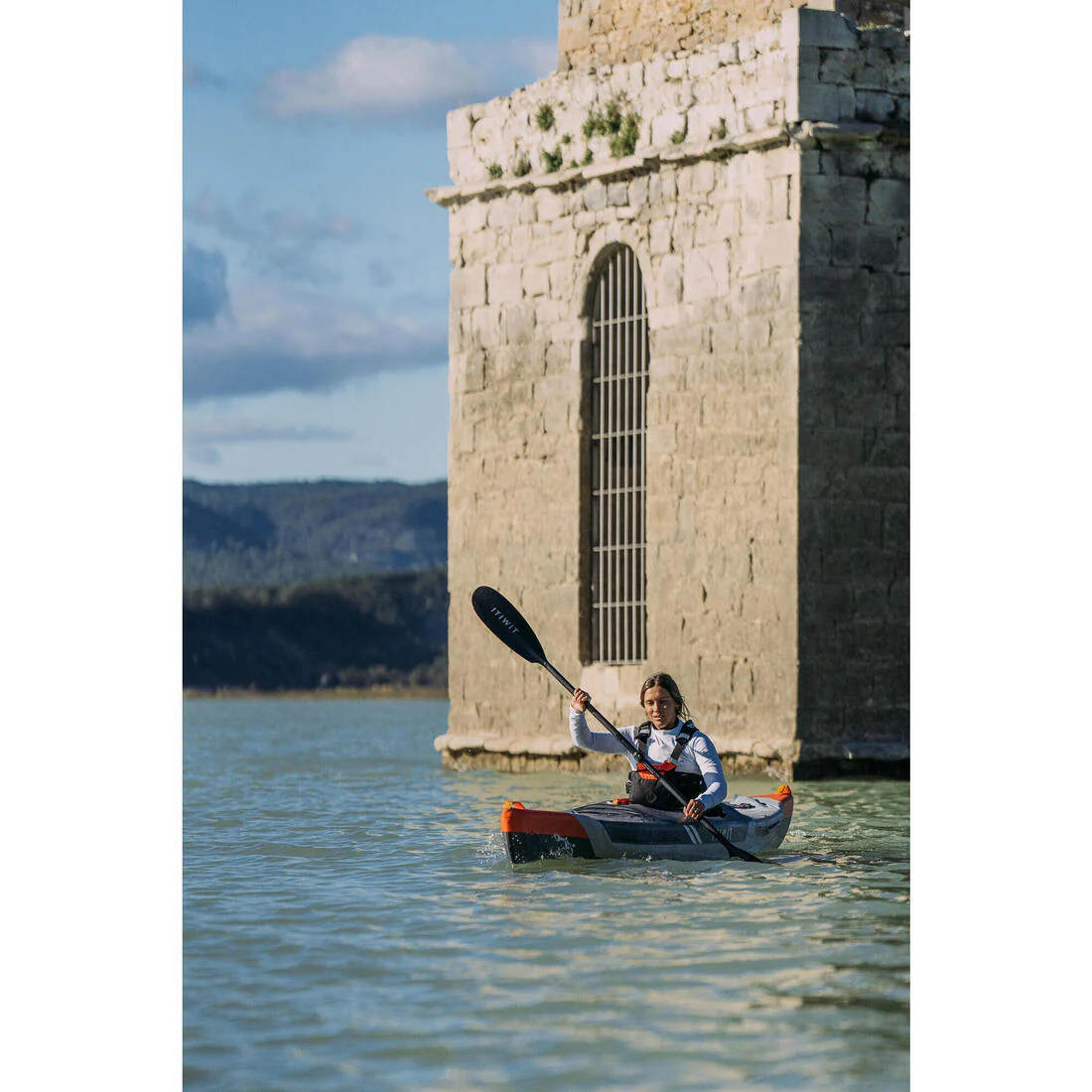 Kayak Hinchable Itiwit Drop Stitch alta presión Strenfit X500 1plaza Piragüismo. - Image 38