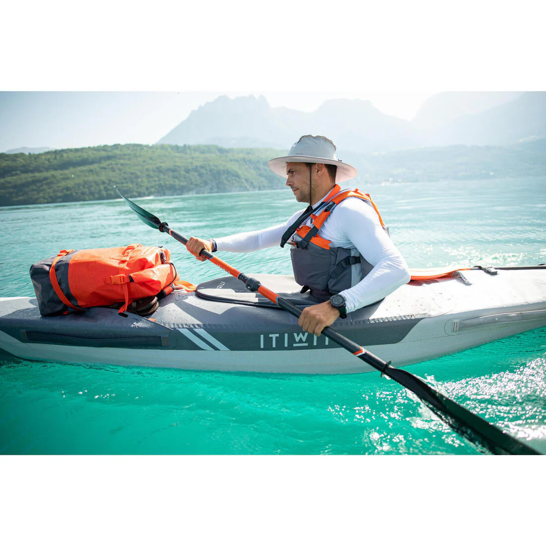 Kayak Hinchable Itiwit Drop Stitch alta presión Strenfit X500 1plaza Piragüismo. - Image 45