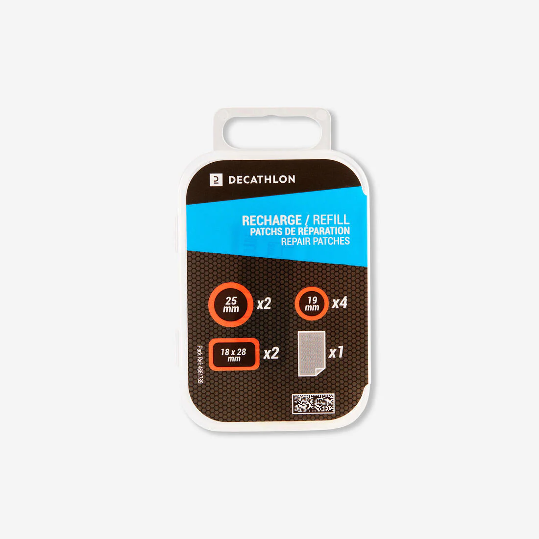 KIT REPARACIÓN PINCHAZOS CÁMARA DE AIRE PARA BICICLETA (8 PARCHES + LIJA)