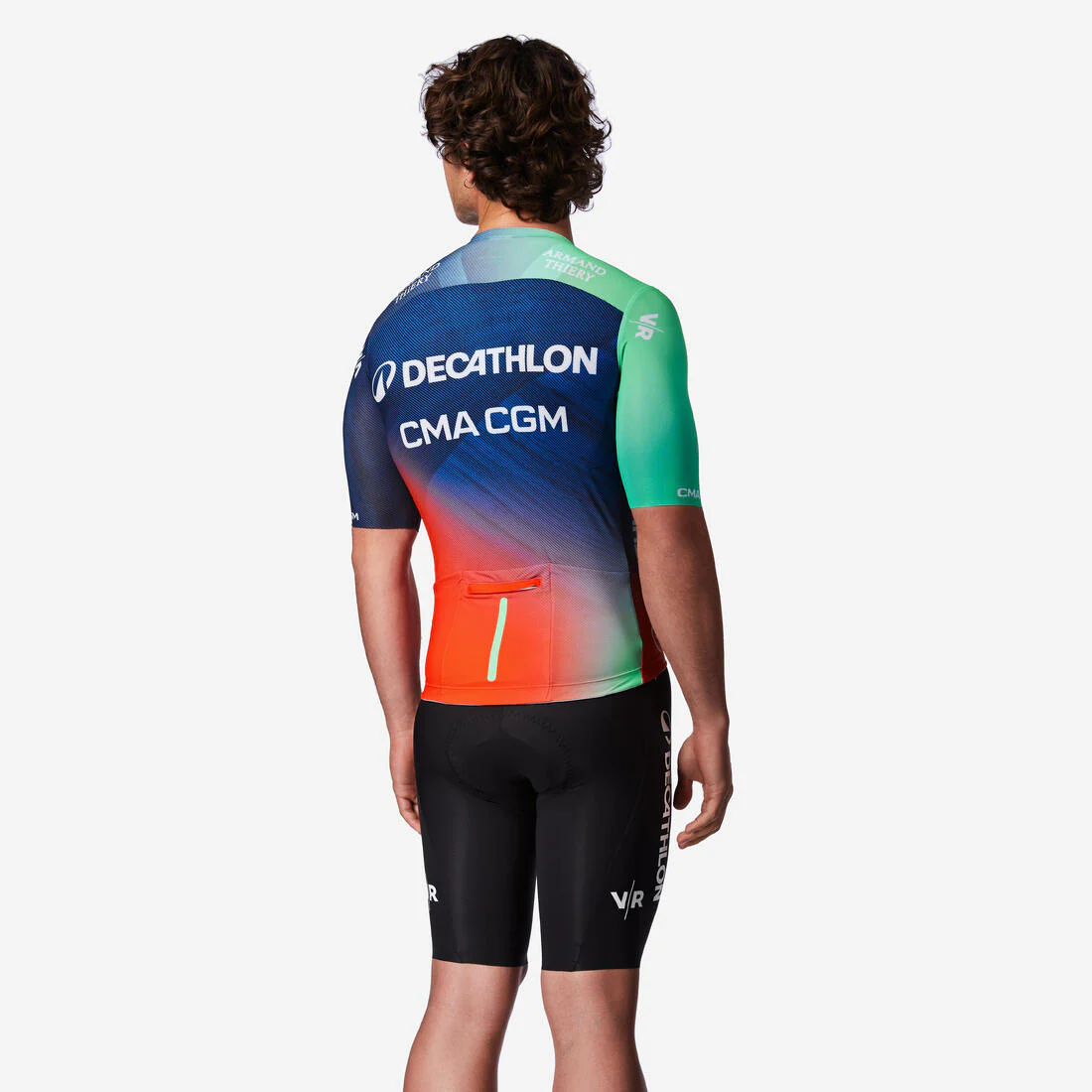 Maillot Ciclismo Carretera RCR-R Decathlon CMA CGM Manga Corta Réplica - Image 4