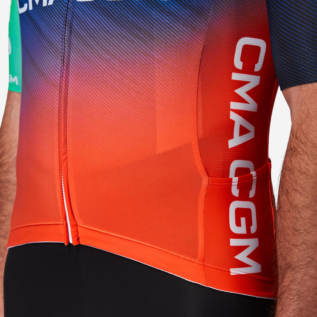 Maillot Ciclismo Carretera RCR-R Decathlon CMA CGM Manga Corta Réplica - Image 6