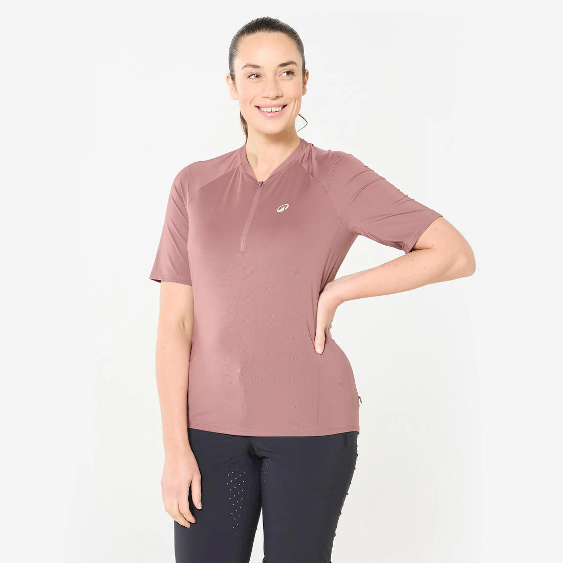 Maillot Ciclismo Mujer Cargo Manga Corta