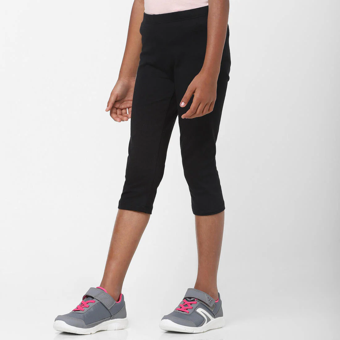 Mallas Leggings Niña y Niño 100 Gimnasia Negro - Image 3