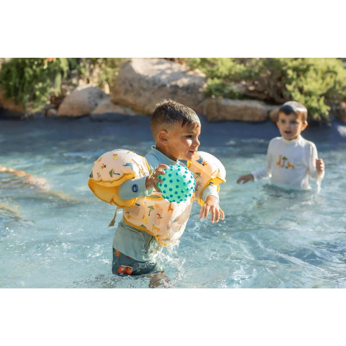 Manguitos cinturón Piscina Evolutivos Niños Tiswim v2 15-30 Kg Sabana - Image 48