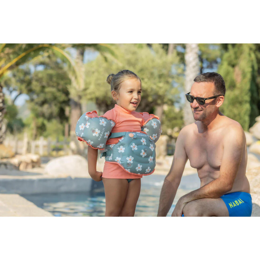 Manguitos cinturón Piscina Evolutivos Niños Tiswim v2 15-30 Kg Sabana - Image 58