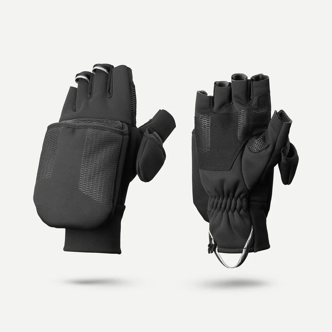 Manoplas-mitones de montaña y trekking cortaviento Adulto Forclaz MT900 - Image 2