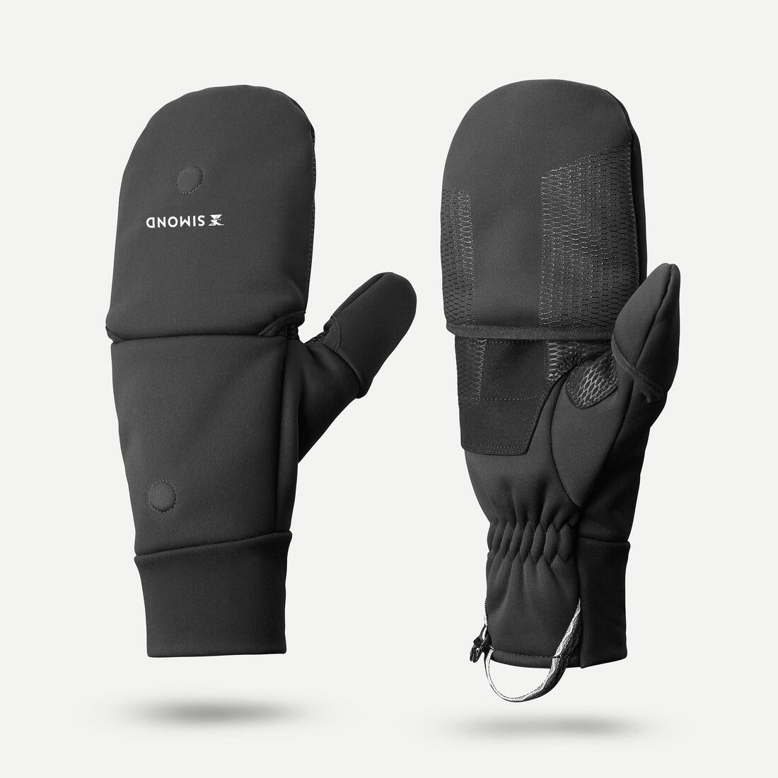 Manoplas-mitones de montaña y trekking cortaviento Adulto Forclaz MT900 - Image 3