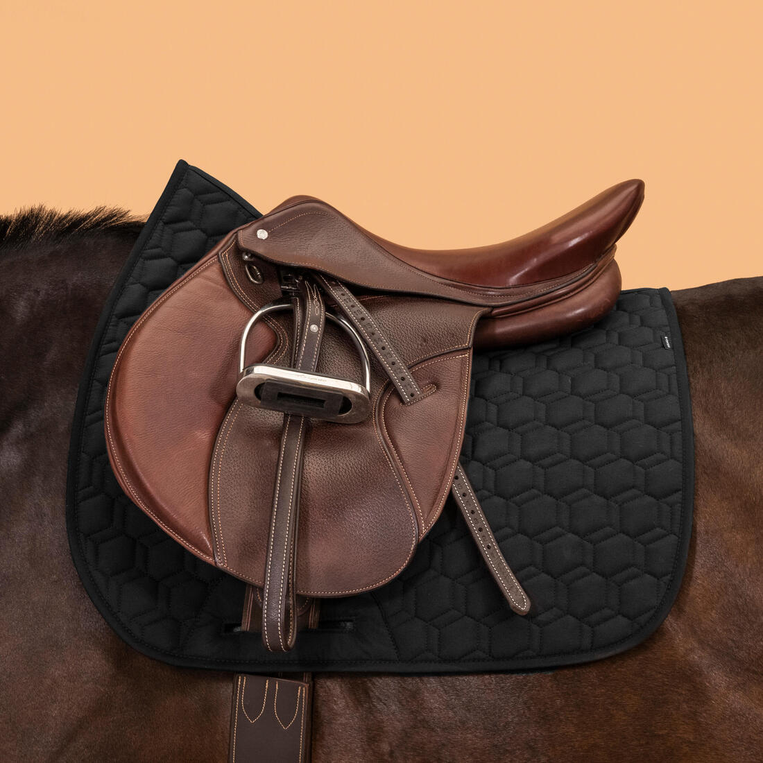 Mantilla Silla Equitación Caballo/Poni 500 Reversible - Image 5