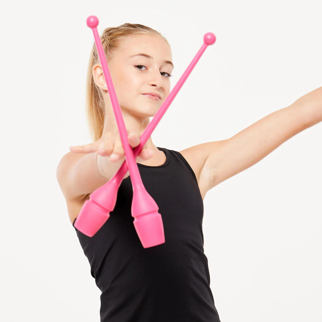 Mazas Gimnasia Rítmica Rosa Encastrables 36 cm - Image 3