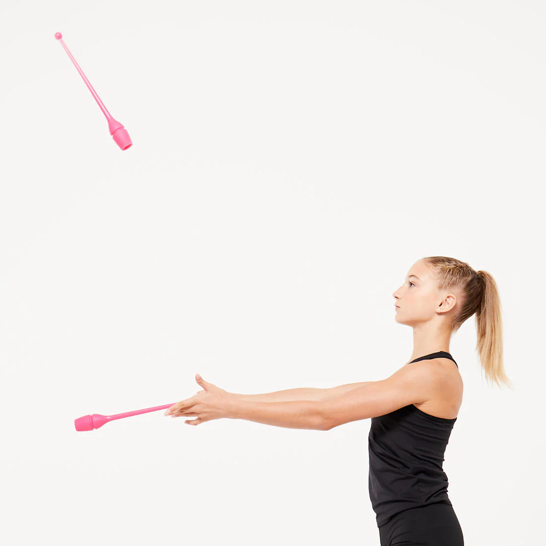 Mazas Gimnasia Rítmica Rosa Encastrables 36 cm - Image 4