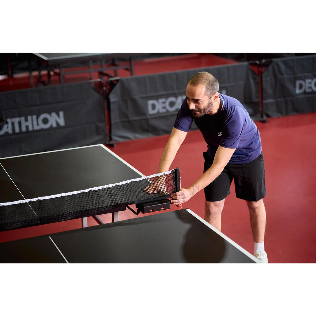 Mesa de ping-pong de interior compacta con una red innovadora, TTT 130.2 Negro - Image 19