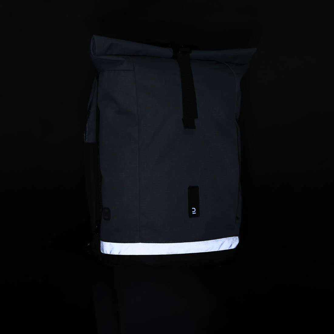 Mochila/Alforja Doble Para Portaequipajes Bici Verde Gris 27 Litros - Image 13