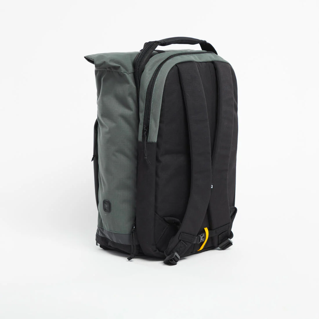 Mochila/Alforja Doble Para Portaequipajes Bici Verde Gris 27 Litros - Image 7