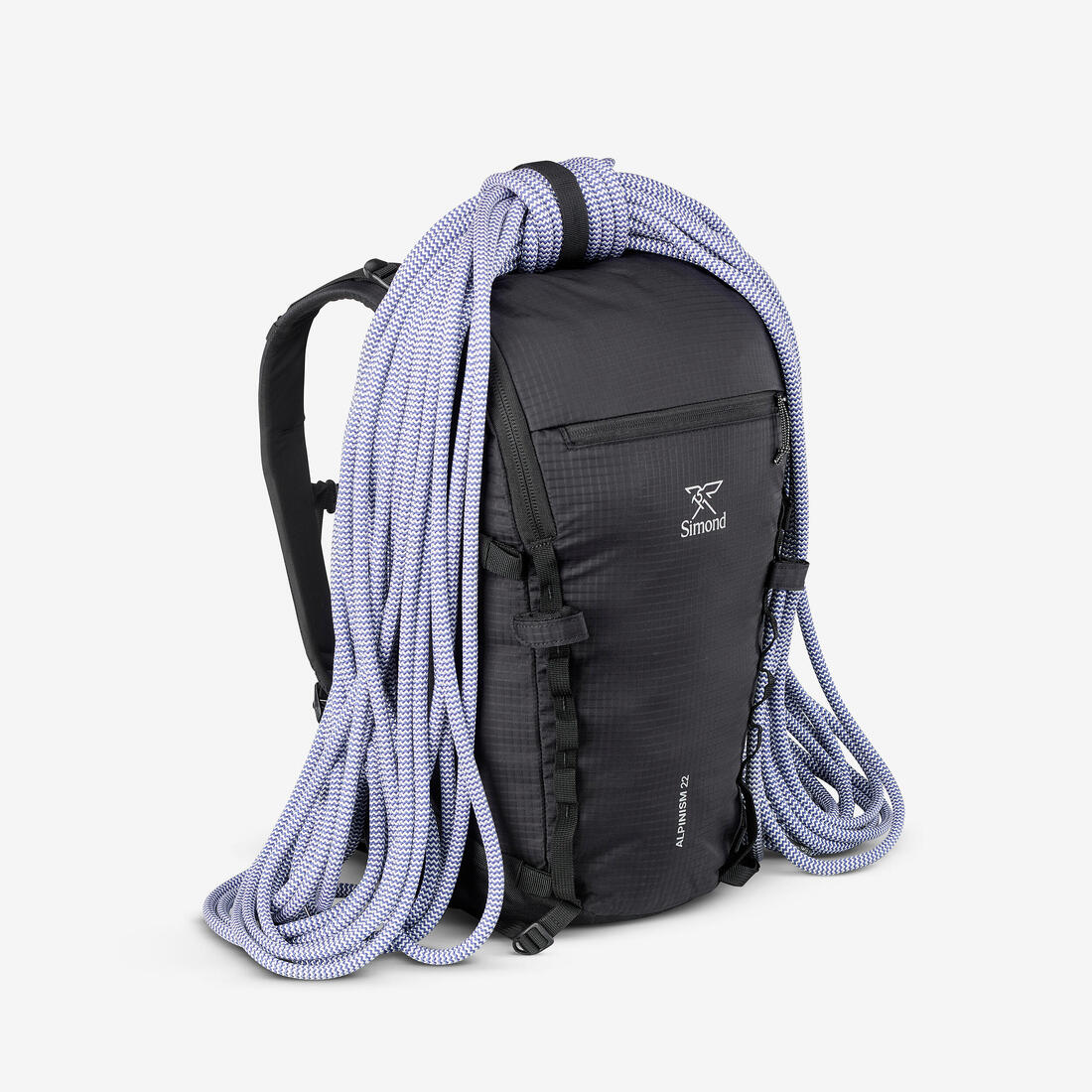Mochila de alpinismo versátil y modular, Alpinism 22 negra - Image 5