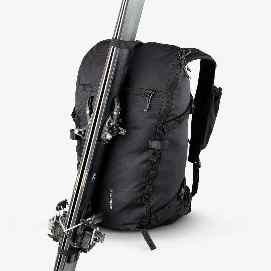 Mochila de alpinismo versátil y modular, Alpinism 22 negra - Image 6
