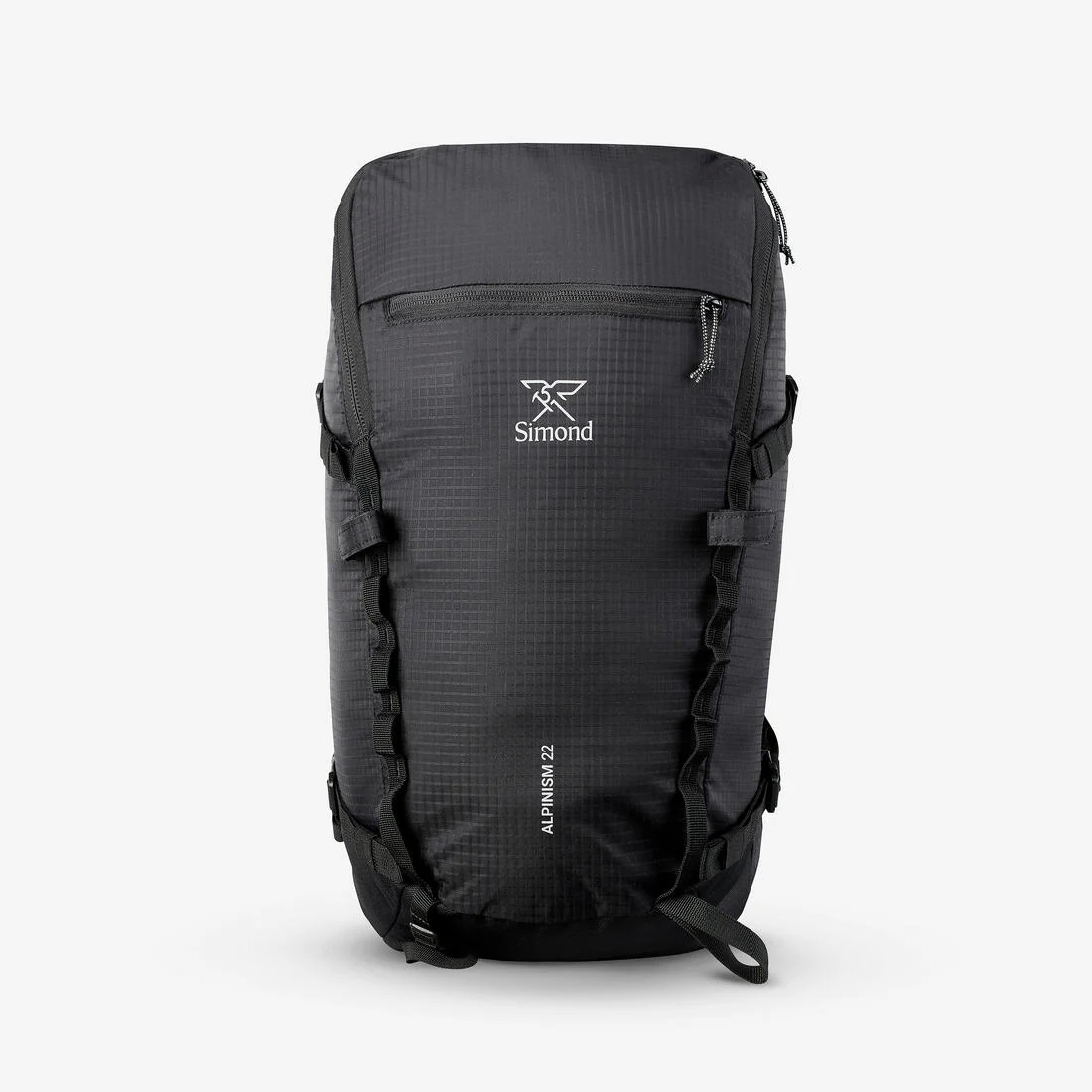 Mochila de alpinismo versátil y modular, Alpinism 22 negra - Image 8