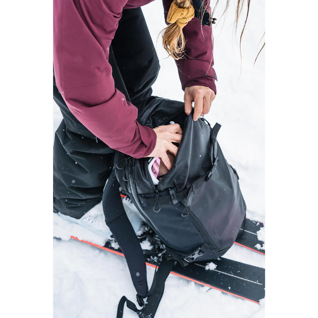 Mochila de esquí y snowboard Wedze Freeride FR 100 23L - Image 22
