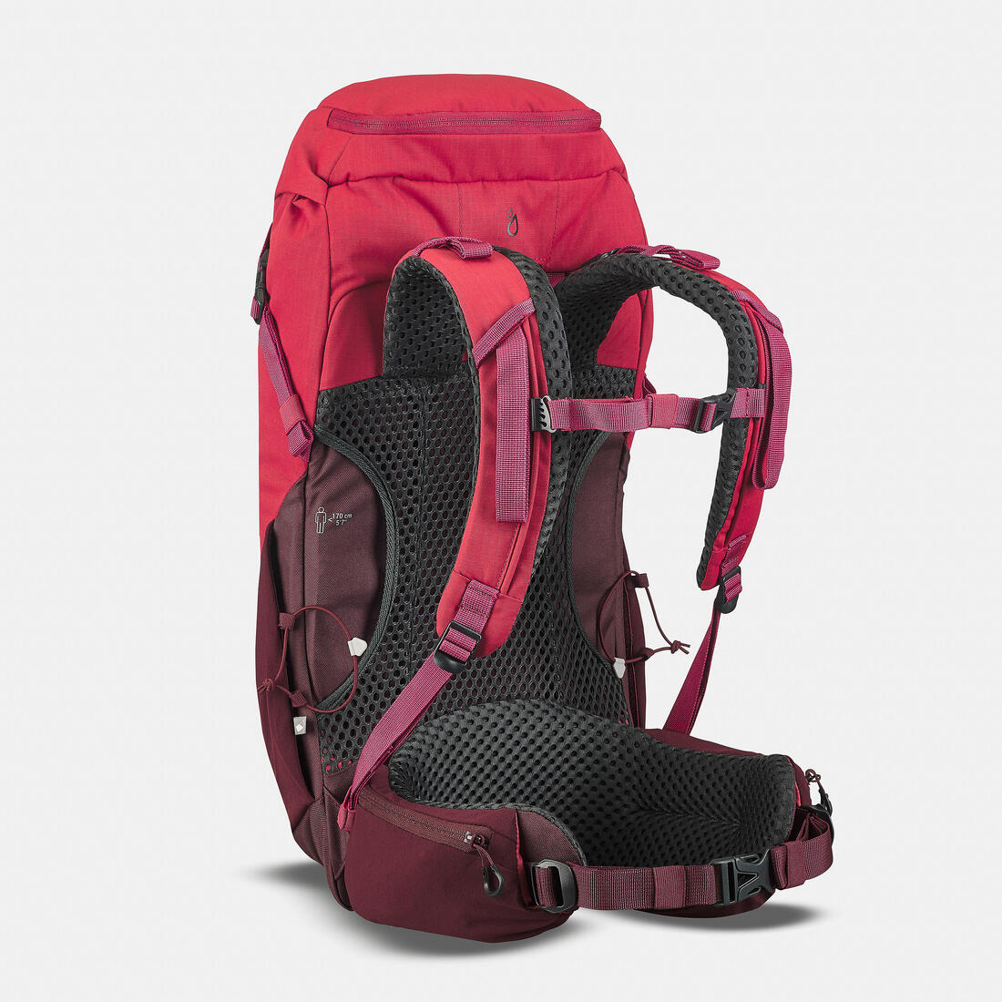 Mochila de montaña 20L funda impermeable Quechua MH500. Equipaje de mano - Image 3