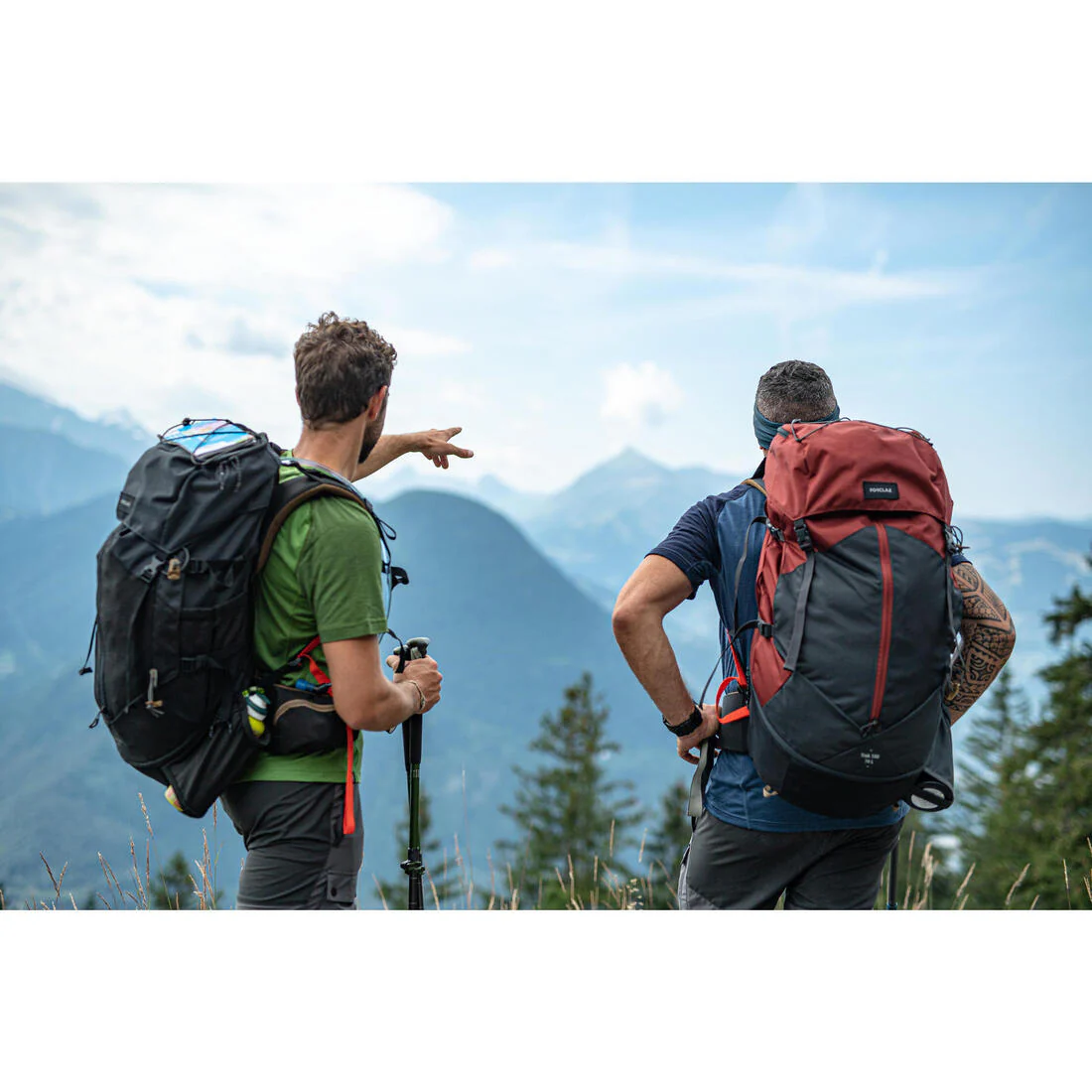 Mochila de montaña y trekking 70L Hombre Forclaz Trek100 Easyfit - Image 11
