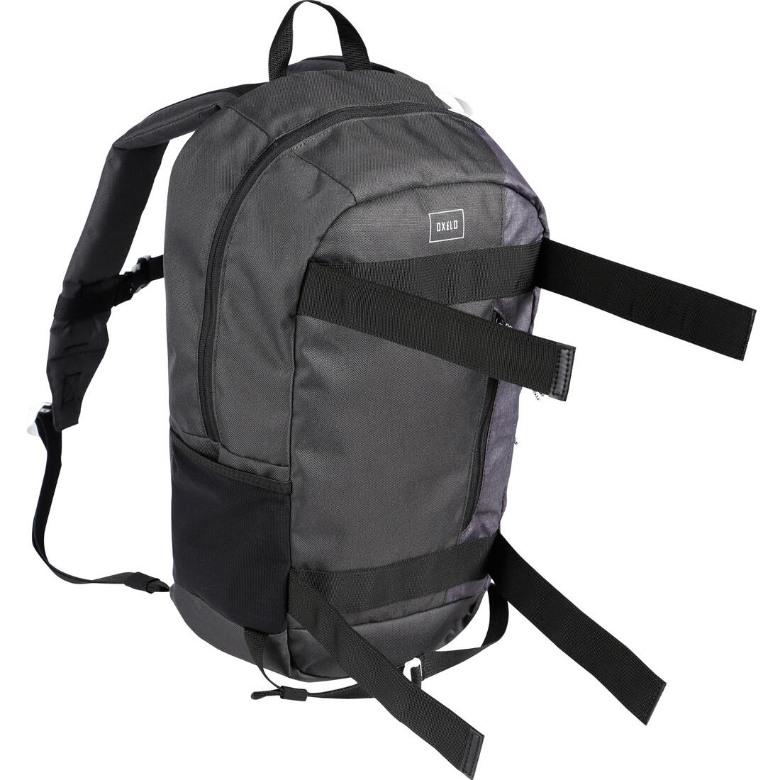 Mochila de skate con correas Oxelo Skate Mid 23L Negro jaspeado - Image 2